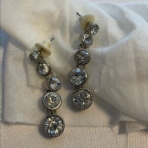 Elegant Silver Drop Earrings